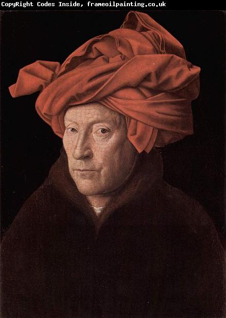 Jan Van Eyck Portrait of a Man